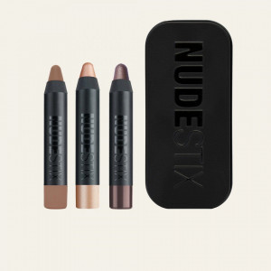 Set creion de ochi Nudestix Bright Nude Eye Mini