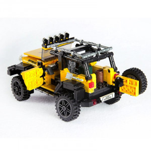 Set de constructie, Masina Off-Road, 610 piese, spate