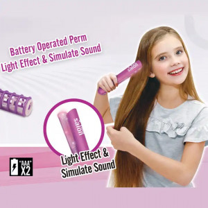 Set de jucarii, infrumusetare si coafura pentru fetite, Salon Beauty, cu placa de de indreptat - Img 3