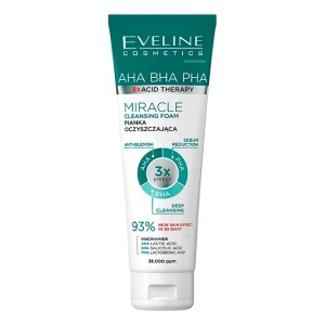 Set Eveline Cosmetics Miracle cu Crema hidratanta 50 ml, Spuma de curatare 150 ml si Toner exfoliant 200 ml