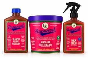 Set Lola Cosmetics Rapunzel pentru Păr Fragil – Șampon 250 ml + Mască 450 g + Milk Spray 250 ml