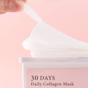 Set masti tip servetel cu Colagen Daily Collagen Mask Dr Hedison, 30 bucati