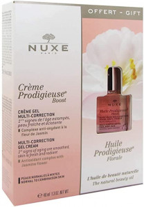 Set Nuxe Creme Prodigueuse Boost, Crema pentru fata pentru ten normal 40 ml, Ser anti-imbatranire 10 ml - Img 2