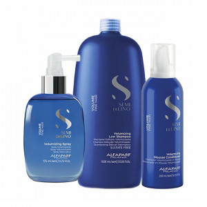 Set pentru par cu volum Alfaparf Milano Volume Magnifying Sampon 1000 ml + Balsam spuma 200 ml + Spray 125 ml