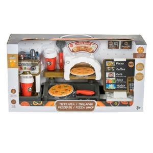Set Pizza Shop - Jucarie Interactiva cu Cuptor si Accesorii pentru Copii 3+ Ani