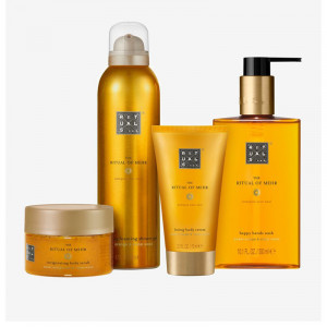 Set Rituals The Ritual of Mehr, Spuma de dus 200 ml, Crema de corp 70 ml, Scrub 125 gr, Sapun lichid 300 ml - Img 2