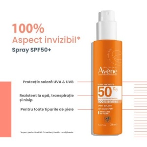Spray pentru protectie solara cu SPF 50, 200 ml, Avene