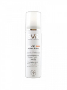 Spray fluid cu vitamina C si acid hialuronic Hydracid SPF15 SVR Laboratoires