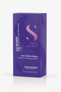 Spray pentru neutralizarea tonurilor de galben Alfaparf Milano Semi Di Lino Blonde - Img 2