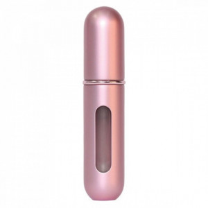 Sticluta reincarcabila cu atomizer Travel Classic 5 ml rose