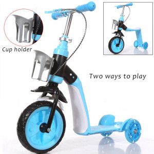 Trotineta Transformabila 2 in 1, albastru