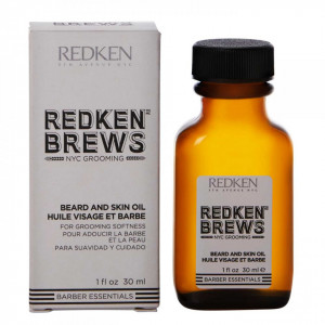 Ulei pentru barba si piele Redken Brews Barber Essentials, 30ml