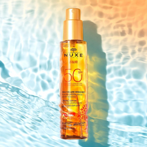 Ulei pentru bronzat cu protectie solara SPF50 Nuxe Sun, 150 ml