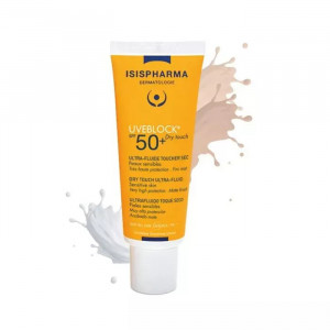 Ultra-fluid protector nuantator medium pentru ten gras Isispharma Dry Touch, SPF 50+ UVEBLOCK, 40 ml - Img 2
