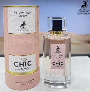 Parfum arabesc Velvet Pink Secret Chic, Maison Alhambra, Apa de Parfum Femei, 100ml
