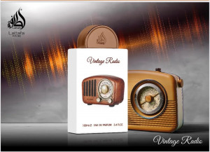 Vintage Radio, Lattafa, Apa de Parfum Unisex, 100ml