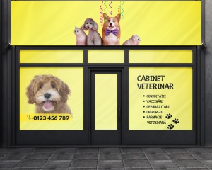 Autocolant geamuri, autocolant vitrine Craiova, Window Graphics Craiova