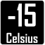 Minus 15 Celsius