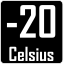 Minus 20 Celsius