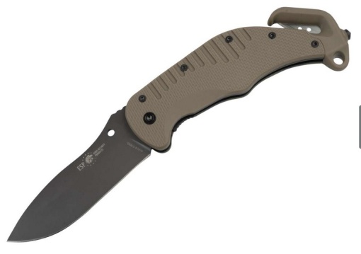 Cutit ESP Rescue Knive (emergency knife w. smooth blade) Khaki