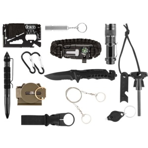 Kit unelte supraviețuire 14 în 1 , in pouch textil NEO - Img 2