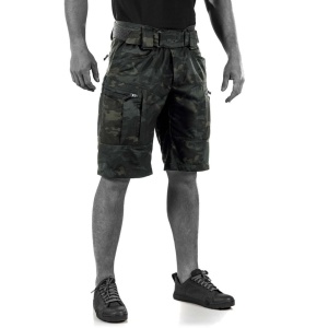 P-40 TACTICAL SHORTS MULTICAM BLACK