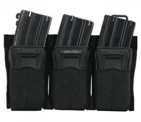 AGILITE PINCER PLACARD™ TRIPLE 5.56 MAG POUCH BLK2