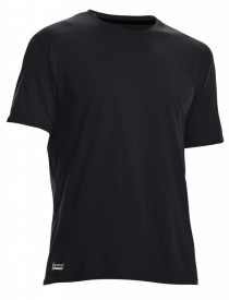  UNDER ARMOUR TACTICAL CHARGED COTTON T-SHIRT FRONT BL