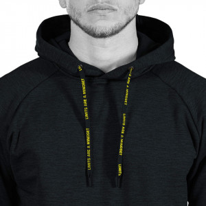 Hawk Rider Hoodie Black neck