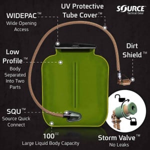 WLPS | 3L Low-Profile Hydration Bladder | 100 oz. - Img 3