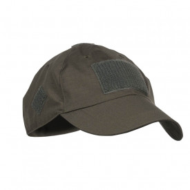 base cap brown grey