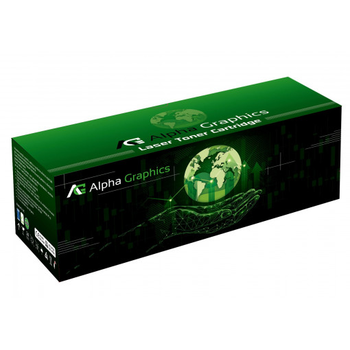 Cartus imprimanta HP CB541A, CRG716 C Alpha Graphics toner laser, cyan, 1400 pagini, compatibil 125A, CB541A, 1979B002, 716