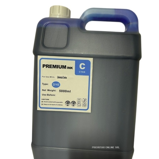 Cerneala universala HQ Y - 5L, cyan, 5000 ml