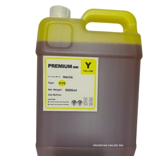 Cerneala universala HQ Y - 5L, yellow, 5000 ml