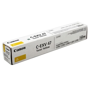 Cartus imprimanta CANON C-EXV-47 Y OEM laser toner original 8519B002, C-EXV47, yellow, 21500 pagini