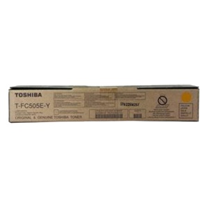 Cartus imprimanta TOSHIBA OEM T-FC505EY Laser toner original 6AJ00000147,6AJ00000211,6AJ00000293,T-FC505EY, yellow, 33600 pagini
