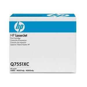 Cartus imprimanta HP OEM Q7551X Laser toner original 51X, Q7551XC, black, 13000 pagini