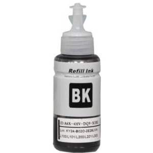 Cerneala NEAGRA pentru Epson T6641 BLACK vopsea DYE T-6641 CISS - 70 ML