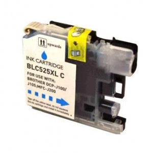 Cartus imprimanta Brother LC525XL albastru inkjet cerneala LC-525XLC, cyan, compatibil - Img 2