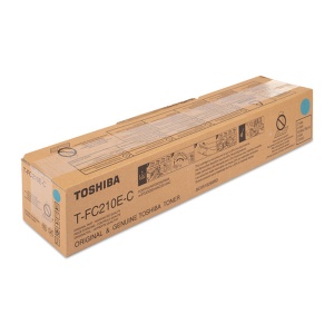 Cartus imprimanta TOSHIBA OEM T-FC210EC Laser toner original 6AJ00000159,6AJ00000268,T-FC210E-C, cyan, pagini