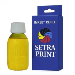 Cerneala PIGMENT GALBENA pt HP-712, 3ED69A incarcare HP712 XL YELLOW - 100 ml