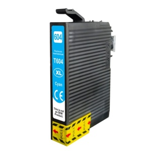 Cartus imprimanta Epson 604-XL, T604XL C Inkjet cerneala cyan, C13T10H24010, 350 pagini, compatibil