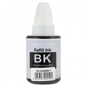 Cerneala pentru Canon GI-490 CISS - Black, BS0663C001AA compatibila GI490, 135 ml