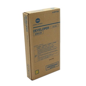 Konica Minolta OEM DV-613 Y Developer Bag original A1DY700, DV613Y, yellow
