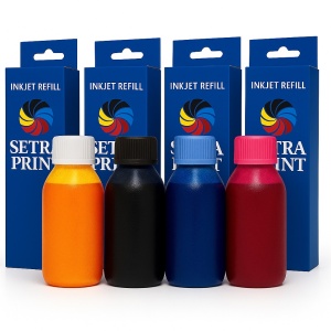 SET cerneala PIGMENT pentru cartuse HP934 black HP935 color ( 4 x 100 ml ) ( black, cyan, magenta, yellow )