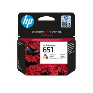 Cartus imprimanta HP OEM 651 Color inkjet original C2P11AE, color
