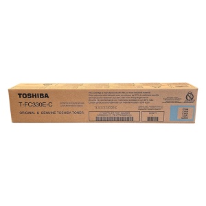 Cartus imprimanta TOSHIBA OEM T-FC330EC Laser toner original 6AG00009130,6AG00010171,6AJ00000341,T-FC330EC, cyan, 17400 pagini