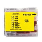 Cartus imprimanta Brother LC1000 LC970 LC960 galben inkjet cerneala LC-970Y, LC-1000Y, yellow, compatibil