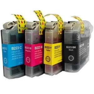Cartus imprimanta Brother LC223XL albastru inkjet cerneala LC-223C, cyan, compatibil - Img 2