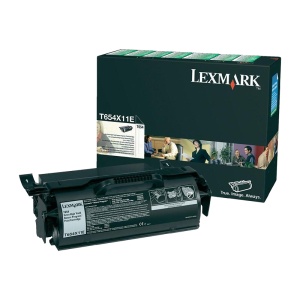 Cartus imprimanta Lexmark OEM T654 (36k) (T654X11E) Laser original, black, 36000 pagini